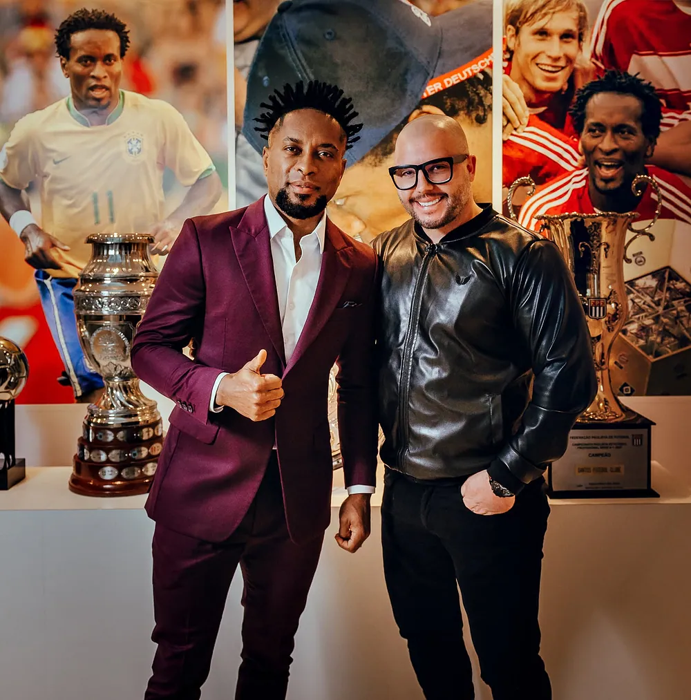 Yuri Nunes com Zé Roberto